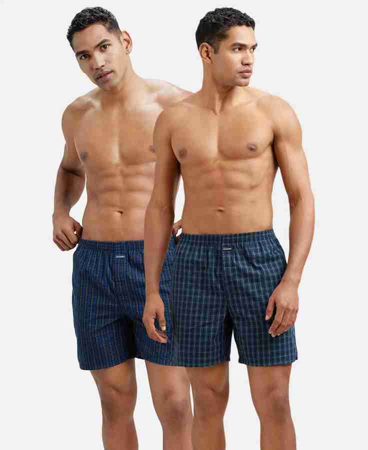 JOCKEY Checkered Men Dark Blue Boxer Shorts Buy JOCKEY Checkered Men Dark Blue Boxer Shorts Online at Best Prices in India Flipkart