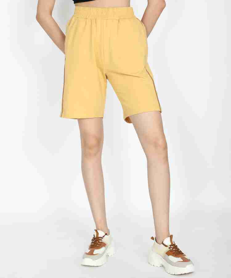 FOREVER 21 Solid Women Yellow Casual Shorts Buy FOREVER 21 Solid Women Yellow Casual Shorts Online at Best Prices in India Flipkart