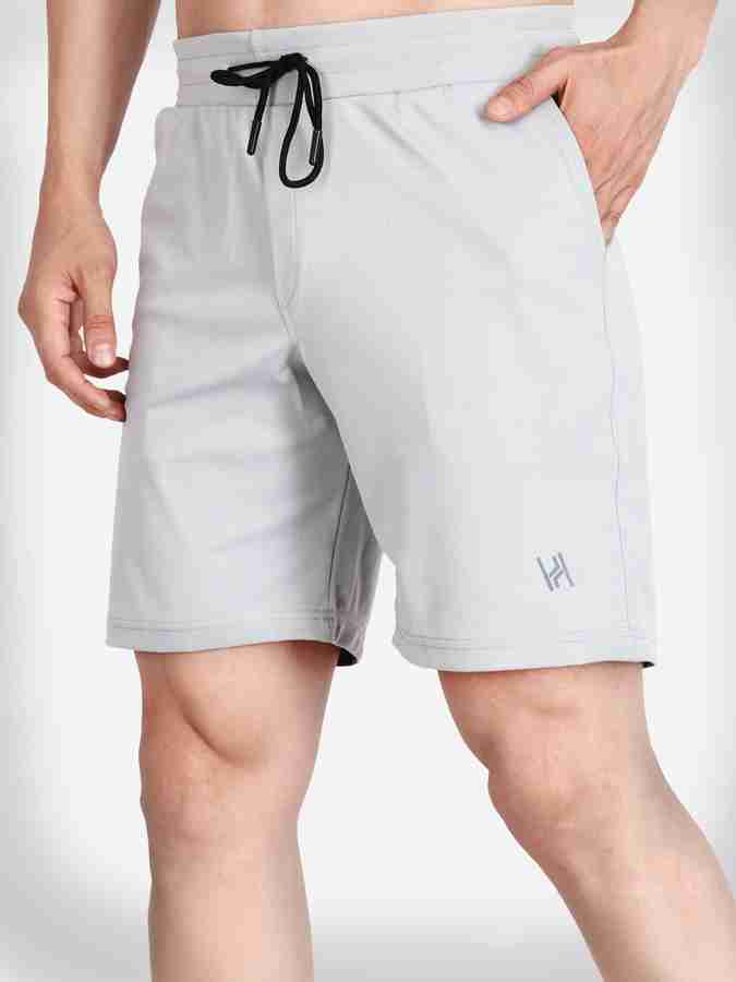 Silver gym shorts online