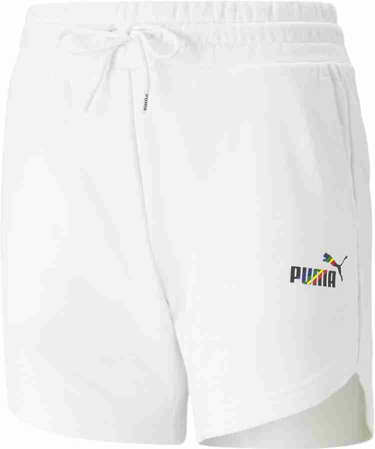 Puma shorts on sale womens white
