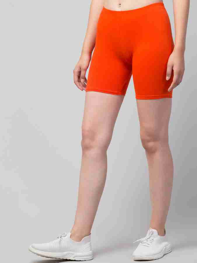 Orange cycling shorts 2025