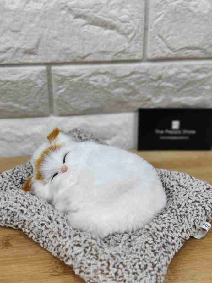 Sleeping cat soft toy discount