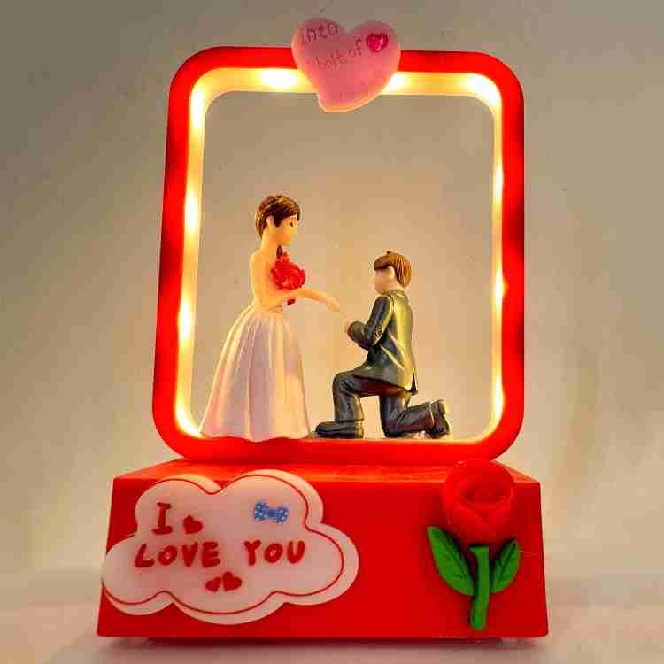 Elegant Lifestyle Luxury Love Couple LED Gift Set, Anniversary Christmas  New Year Valentine's Gift Decorative Showpiece - 15 cm Price in India - Buy  Elegant Lifestyle Luxury Love Couple LED Gift Set