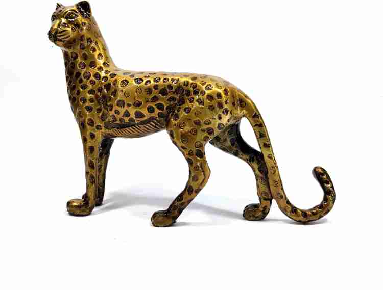 Decorativehut Brass Premium Cheetah, Brass Designer Showpiece