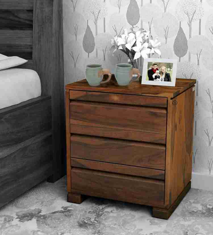 Sheesham wood outlet bedside table