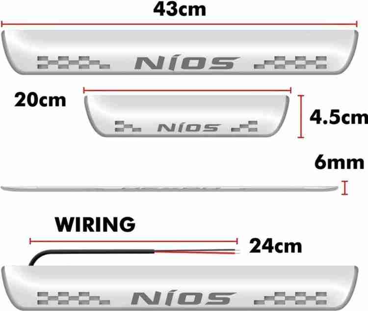Grand i10 hot sale nios scuff plate