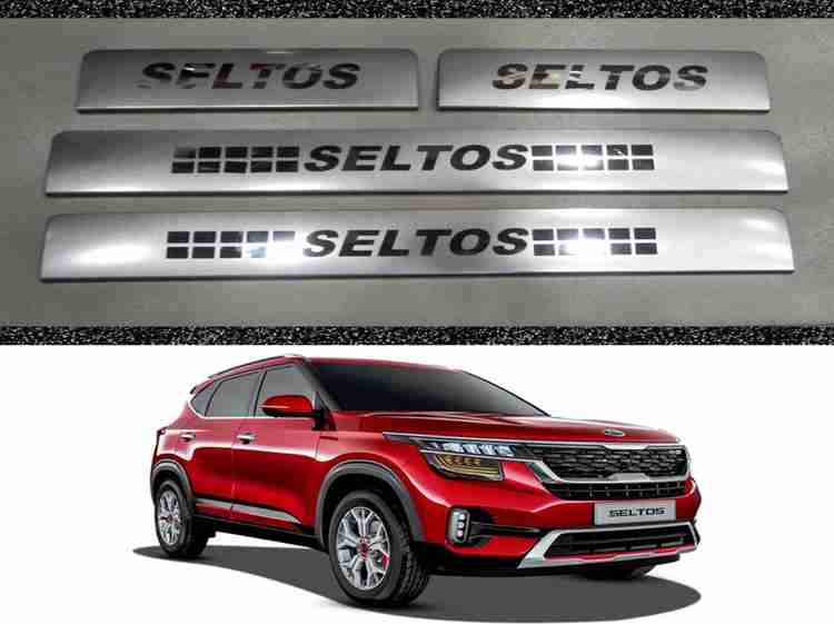 HOTRENZ STAINLESS STEEL DOOR SILL PLATE FOR KIA SELTOS Door Sill