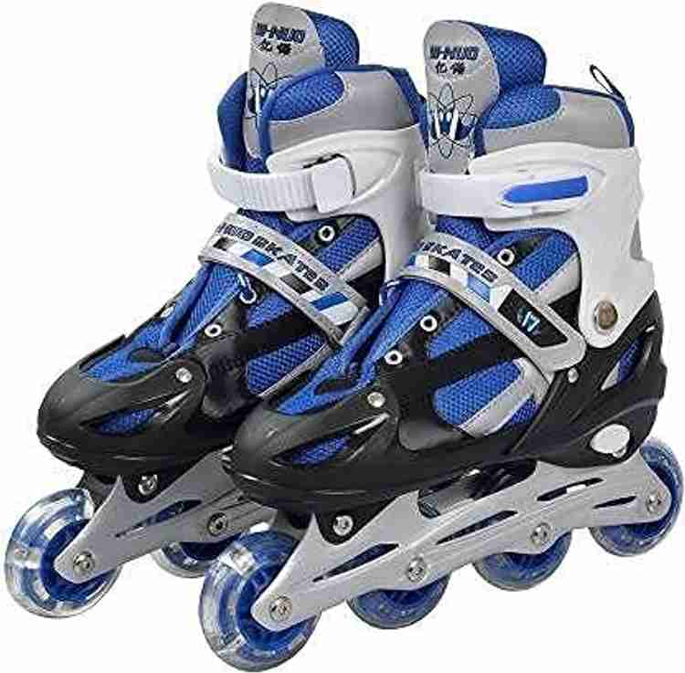 SK TOY ZONE Inline Skating Shoes Adjustable Size LED Wheels Skates for Kids Boys Girls In line Skates Size 7 10 UK Buy SK TOY ZONE Inline Skating Shoes Adjustable Size LED