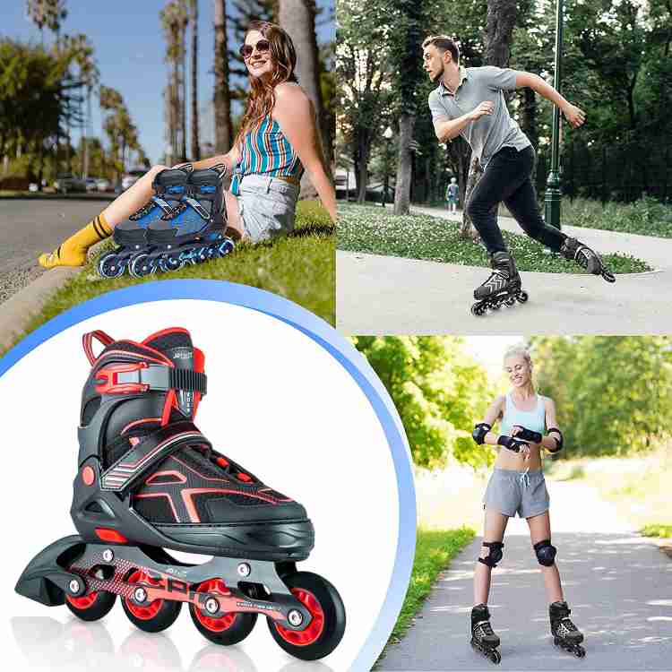 JD FRESH Wheels Skating Shoes for Boys and Girls 10 to 14 Age with