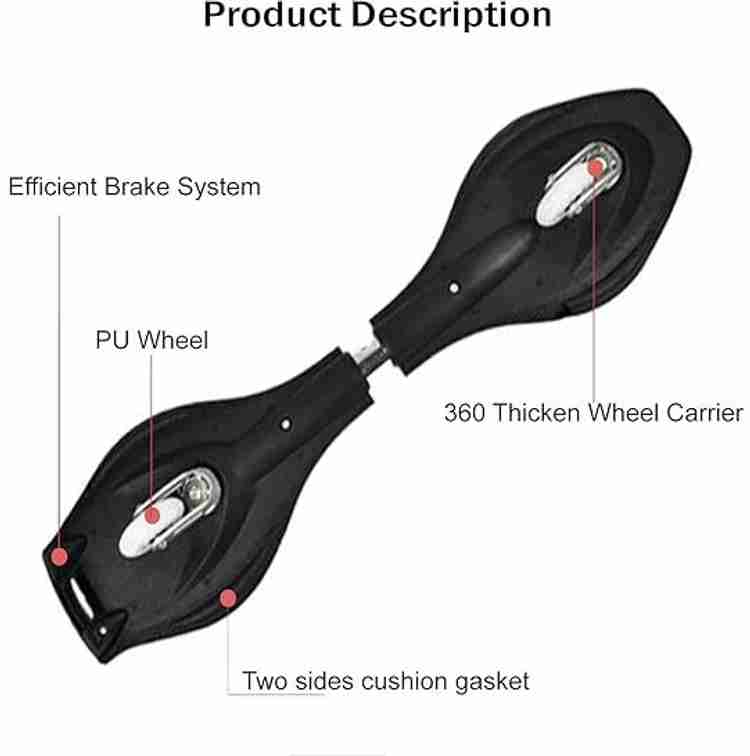 Glenston Turning Two Wheel Alloy Wave Board Wheel Skating multicolor 5 inch x 35 inch Skateboard Buy Glenston Turning Two Wheel Alloy Wave Board Wheel Skating multicolor 5 inch x 35 inch Skateboard On...