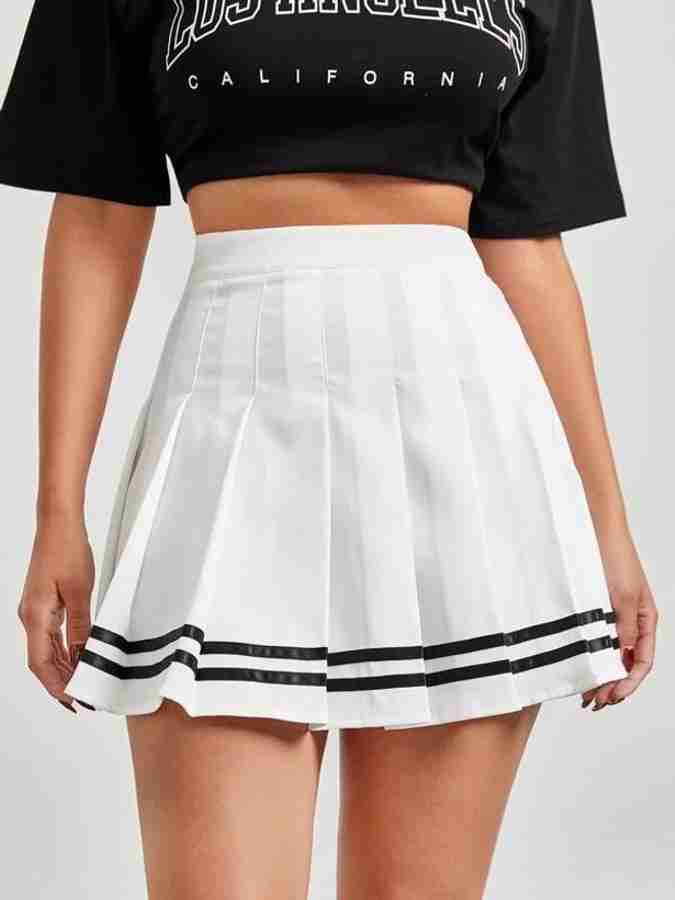 TKF Self Design Women Pleated White Skirt Buy TKF Self Design Women Pleated White Skirt Online at Best Prices in India Flipkart