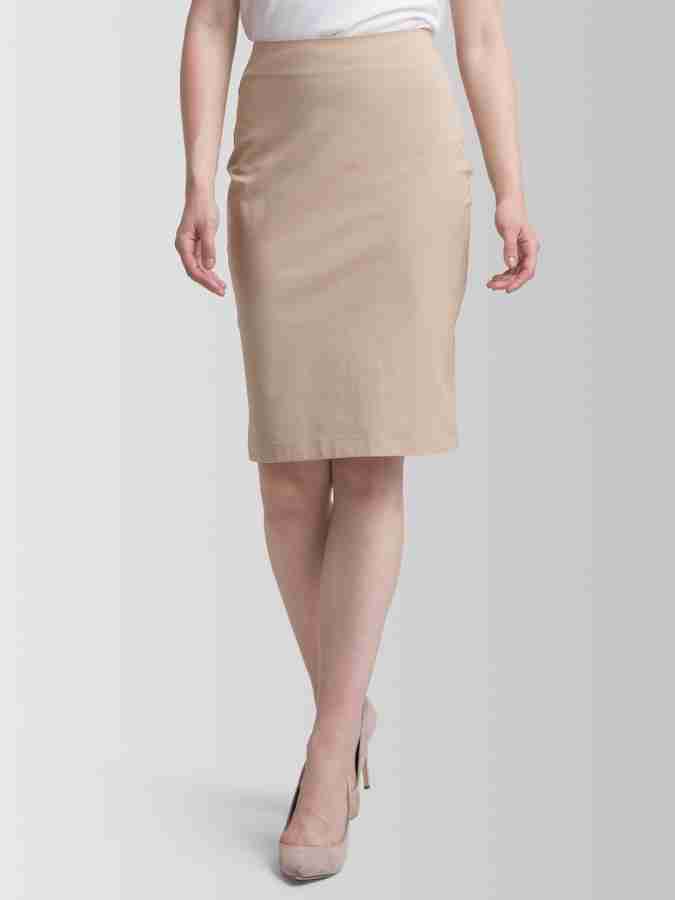 Womens deals tan skirt