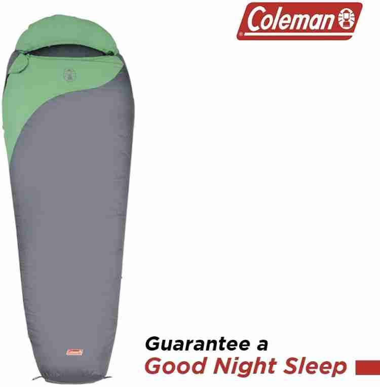 Coleman Biker 2 Season Lightweight Sleeping Bag Temperature 2C to 14C 990 g Grey Green