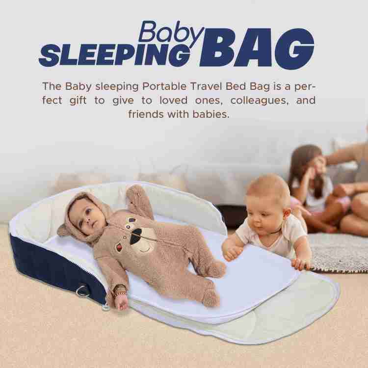 NHR New Born Baby Sleeping Bag for Cotton Cushion Bed Infant Portable for Babies Sleeping Bag Flipkart