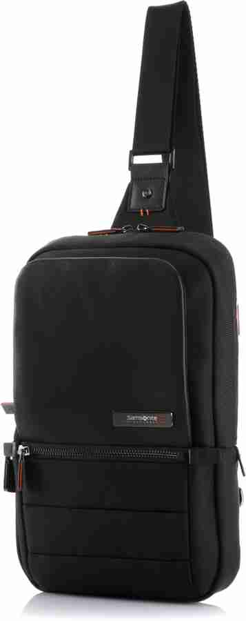 Samsonite Black Sling Bag VERON II Sling Bag Black Price in India Flipkart
