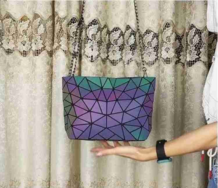 Fashionetic Multicolor Sling Bag Holographic Sling bag For Women and Girls Multicolour Price in India Flipkart