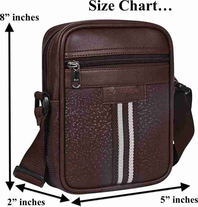 Lappee Brown Sling Bag Trendy leather Mobile Sling bag for men Side crossbody bag for men Travel. Black Price in India Flipkart