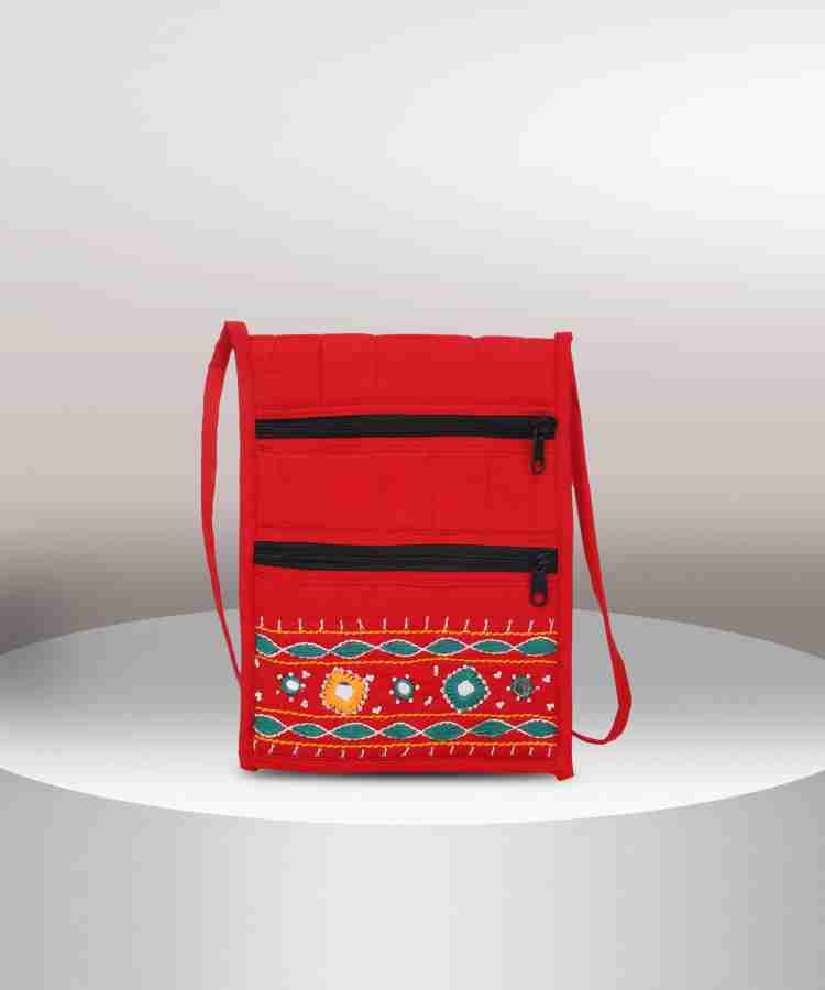 Red sling bags online india sale