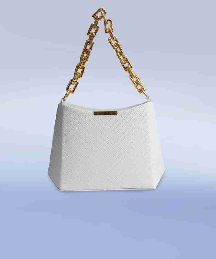 DONICY White Sling Bag New Trendy Flat Sling Bag White Price in India Flipkart