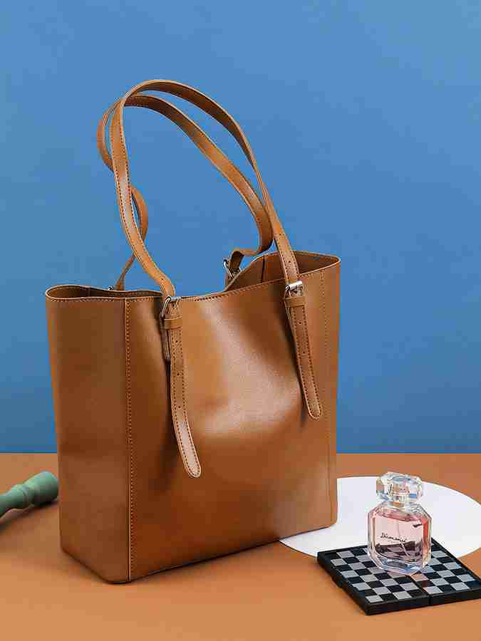Gap large tote cognac hotsell