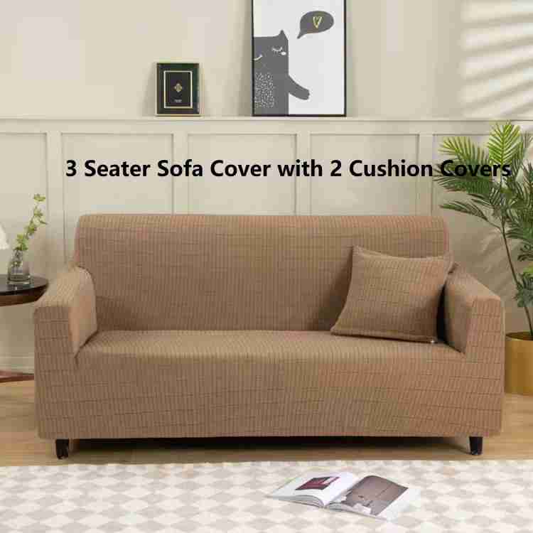 lukzer Polyester Geometric Sofa Cover