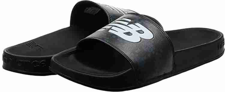 New balance 330 slides black hot sale