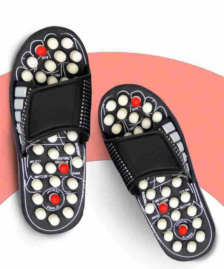 Health Raksha Men Acupressure Slippers Magnetic Therapy and Reflexology Yoga Paduka Natural Leg Foot Massager Stress And Pain Relief Slides Slippers Slides Buy Health Raksha Men Acupressure Slippers