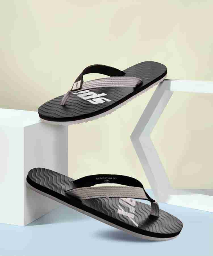 Sparx slippers black grey online