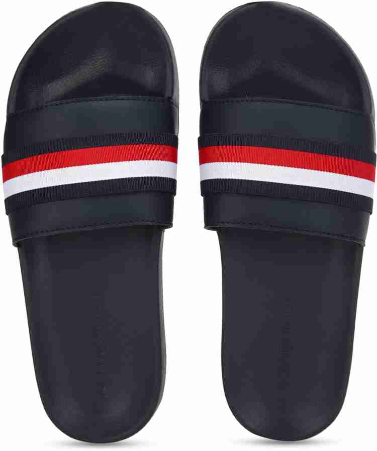 Gucci slides blue red white on sale