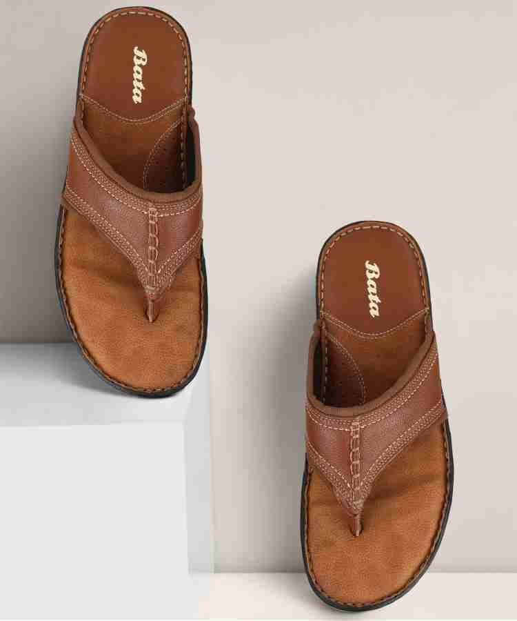 Bata best sale leather slippers