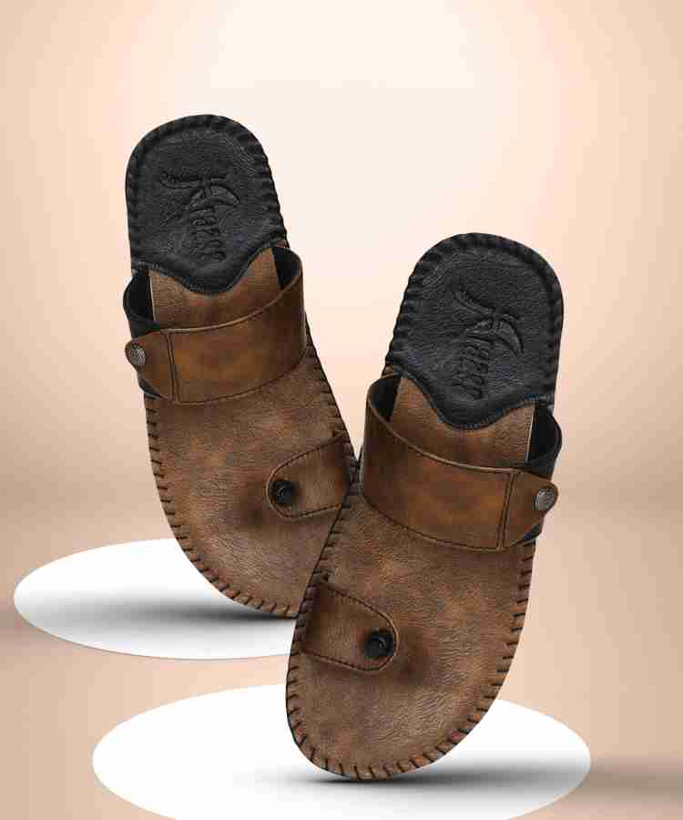 Mens leather clearance chappal online shopping