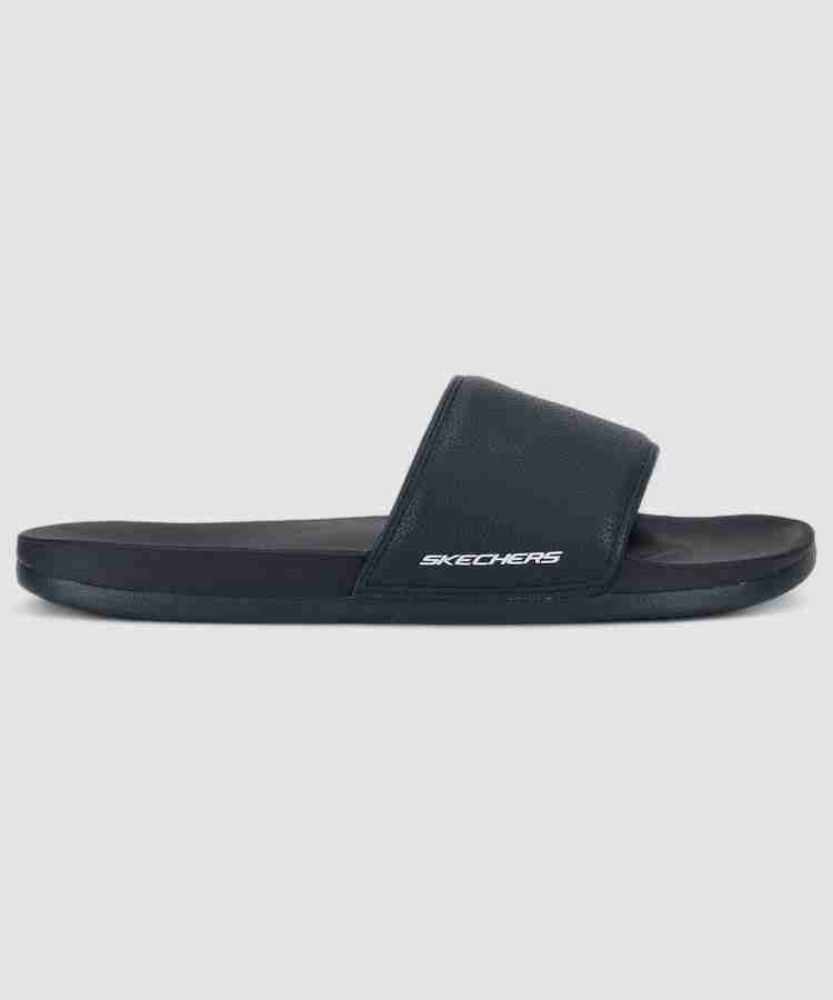 Skechers padded slides on sale