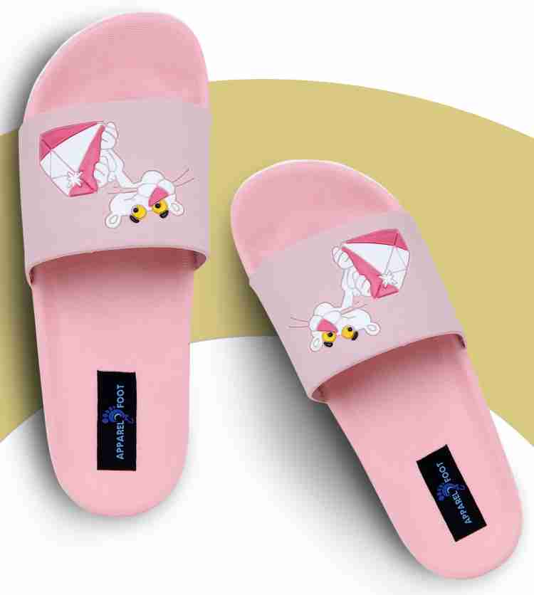 Pink slides for store girls