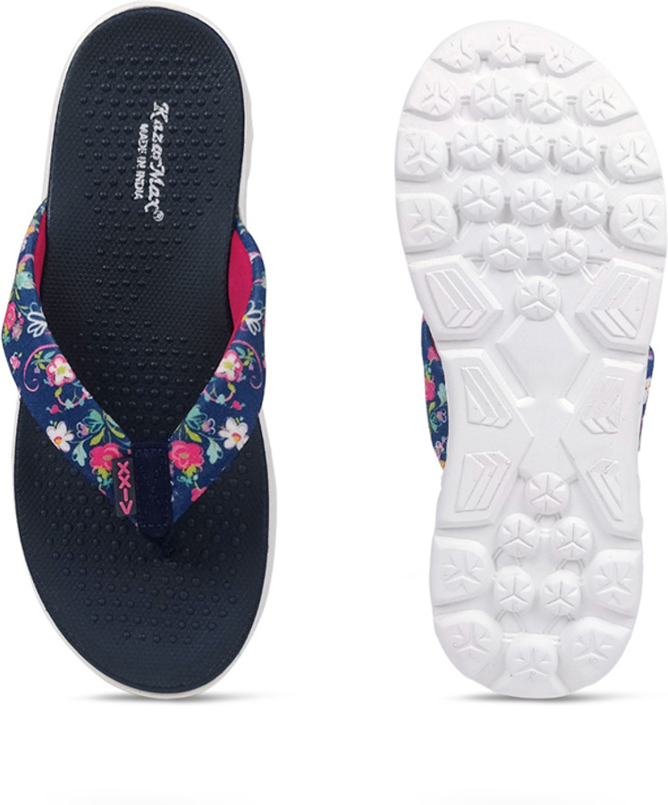 KazarMax Men Women Navy Printed Slippers- 4 UK Flip Flops - Buy KazarMax  Men Women Navy Printed Slippers- 4 UK Flip Flops Online at Best Price -  Shop Online for Footwears in India | Flipkart.com