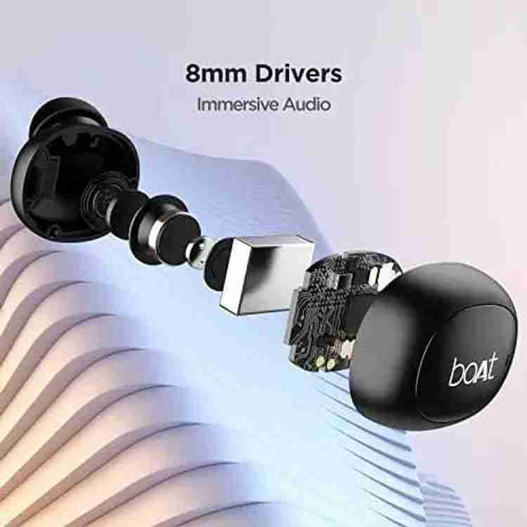 shopulse boAt Airdopes 121 V2 BLACK Smart Headphones Price in India Buy shopulse boAt Airdopes 121 V2 BLACK Smart Headphones online at Flipkart