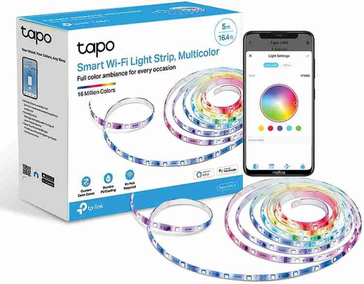 TP-Link Tapo L920-5 Smart Wi-Fi Light Multicolor, RGBIC Light Strip Price  in India - Buy TP-Link Tapo L920-5 Smart Wi-Fi Light Multicolor, RGBIC Light  Strip online at