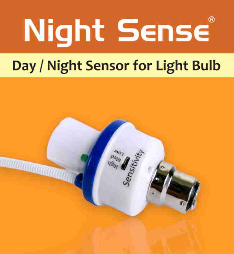 Night Sense Automatic Day Night Smart Sensor holder for LED Light Bulb with Flexible Sensor Smart Sensor Light Price in India Buy Night Sense Automatic Day Night Smart Sensor holder for