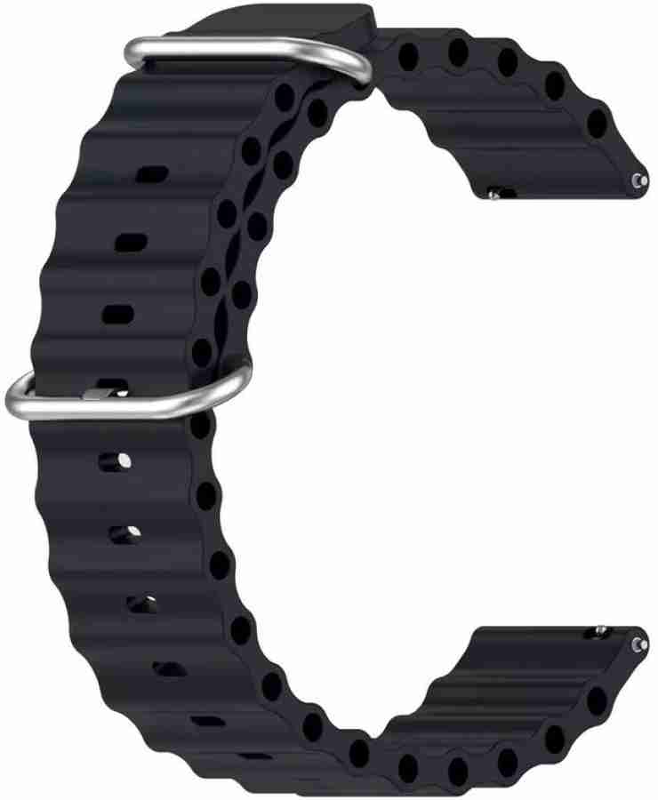 Melfo Soft Rubber Strap Compatible with Fastrack Revoltt Fs1 Pro