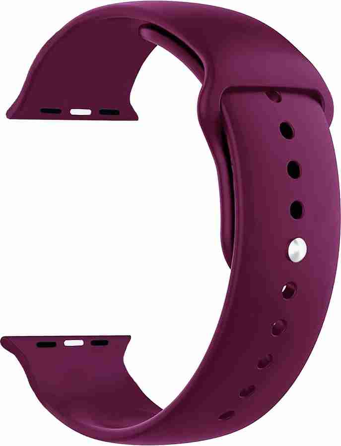 ACM Sliding Watch Strap Silicone for Apple Watch Series 5 44mm Smartwatch Purple Smart Watch Strap Price in India Buy ACM Sliding Watch Strap Silicone for Apple Watch Series 5 44mm