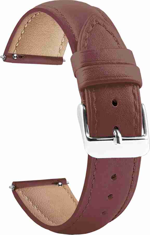 ACM Watch Strap Leather Belt for Fastrack Smart Discovery Smartwatch Band Brown 3765091 mm Synthetic Leather Watch Strap Price in India Buy ACM Watch Strap Leather Belt for Fastrack Smart Discovery