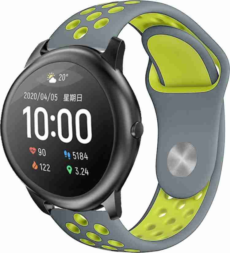ACM Watch Strap Silicone for Tenor Move Smartwatch Belt Band Grey