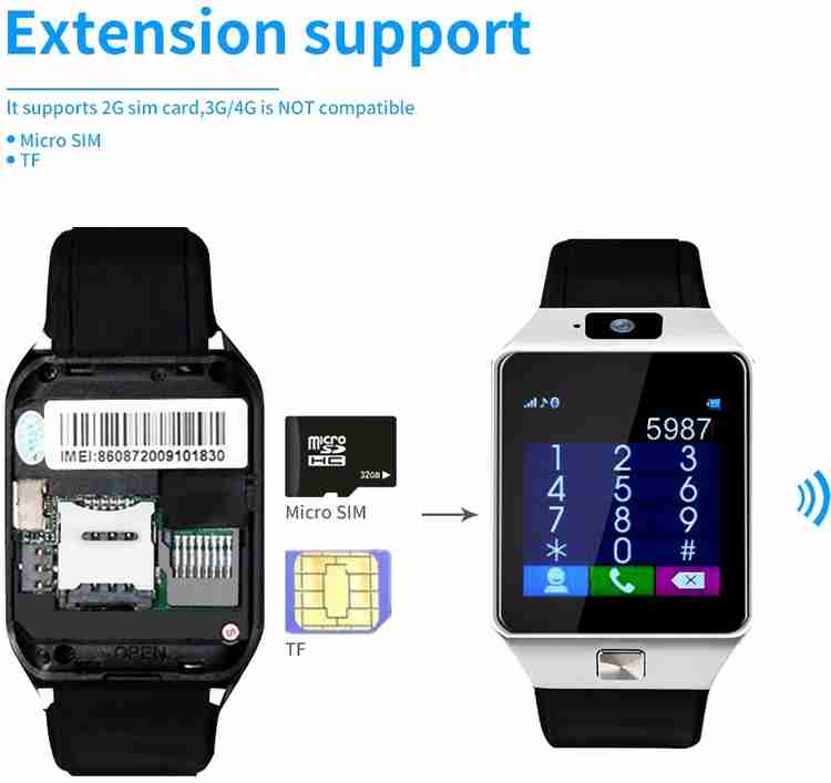 Dz09 smartwatch shop 3g