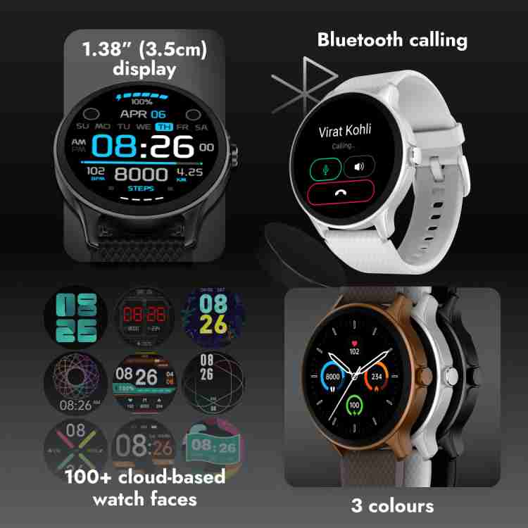 Noise NoiseFit Curve Smart Watch (Jet Black)