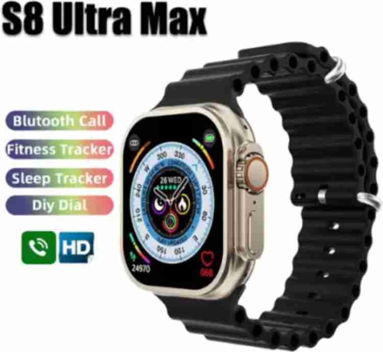 FRONY MW56 S8 PRO WATCH Smartwatch Orange Strap FREE SIZE