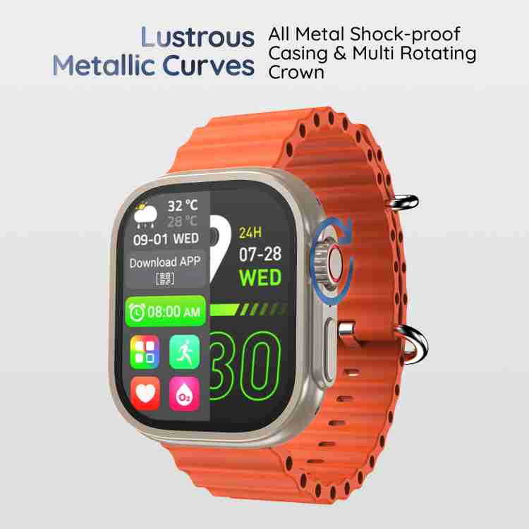 Pebble Crest 2.02"Infinite Display,Rugged Design,BT Calling,Rotating  Crown,Health Suite Smartwatch Price in India - Buy Pebble Crest  2.02"Infinite Display,Rugged Design,BT Calling,Rotating Crown,Health Suite  Smartwatch online at Flipkart.com