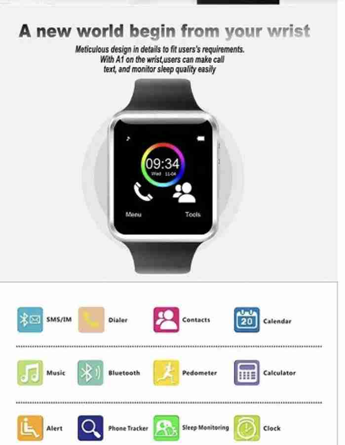 Clairbell SPD A1 WristWatch Bluetooth Smart Watch Sport Pedometer Smartwatch For Android Smartwatch Price in India Buy Clairbell SPD A1 WristWatch Bluetooth Smart Watch Sport Pedometer Smartwatch For ...