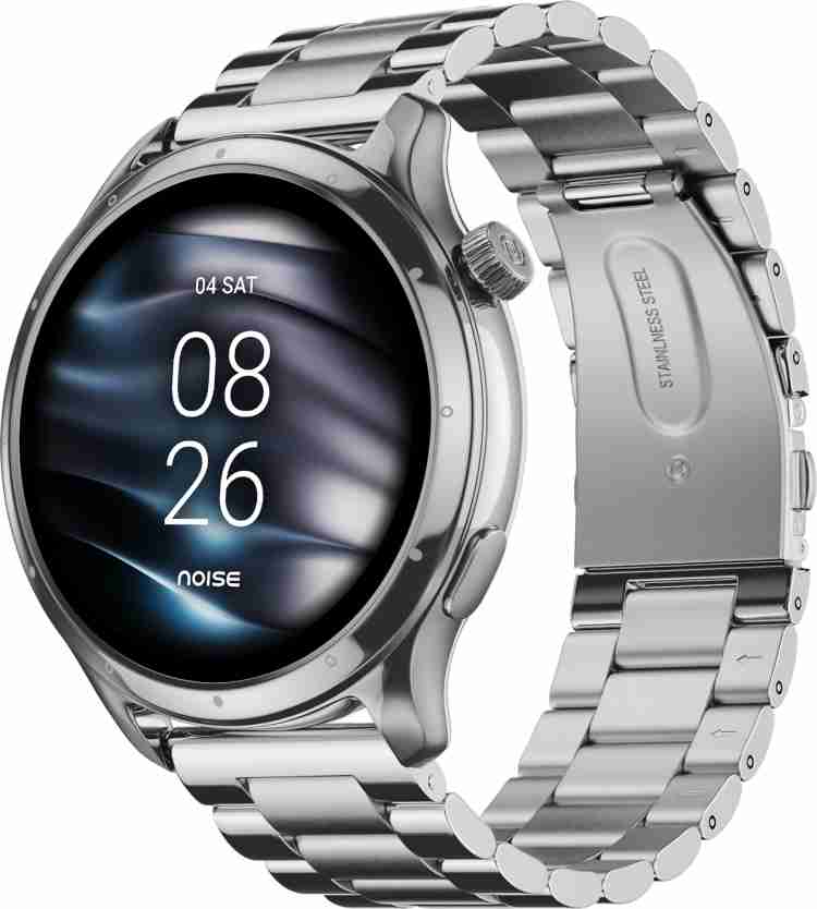 Smartwatch with hot sale steel band