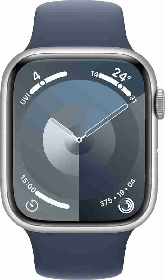 Apple Watch Series 9 GPS 45mm Silver Aluminium Case with Storm 