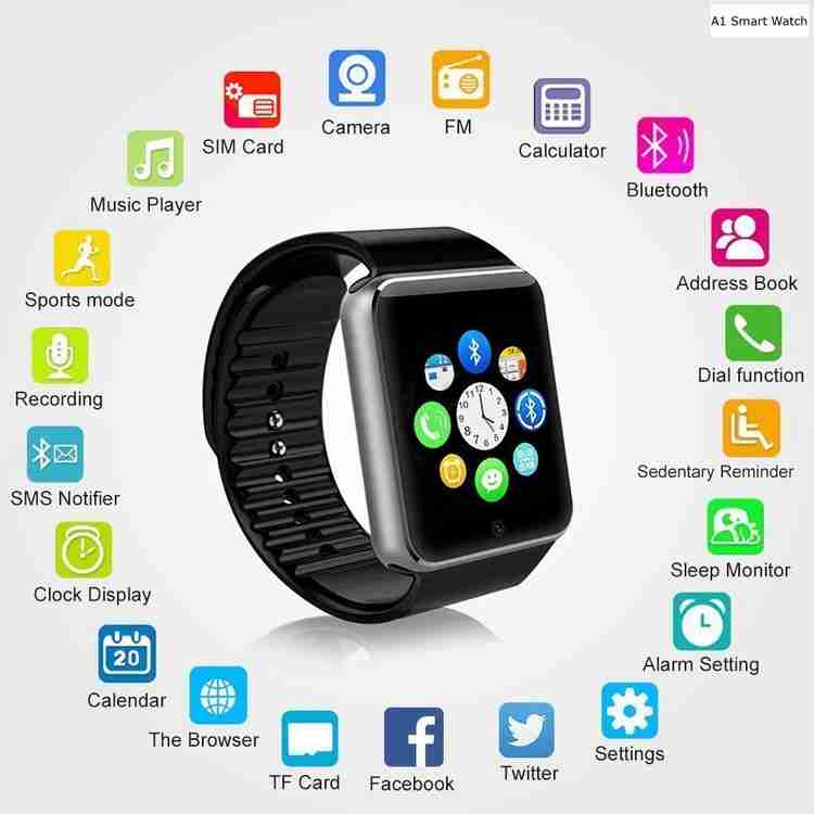 Smart watch a1 features best sale