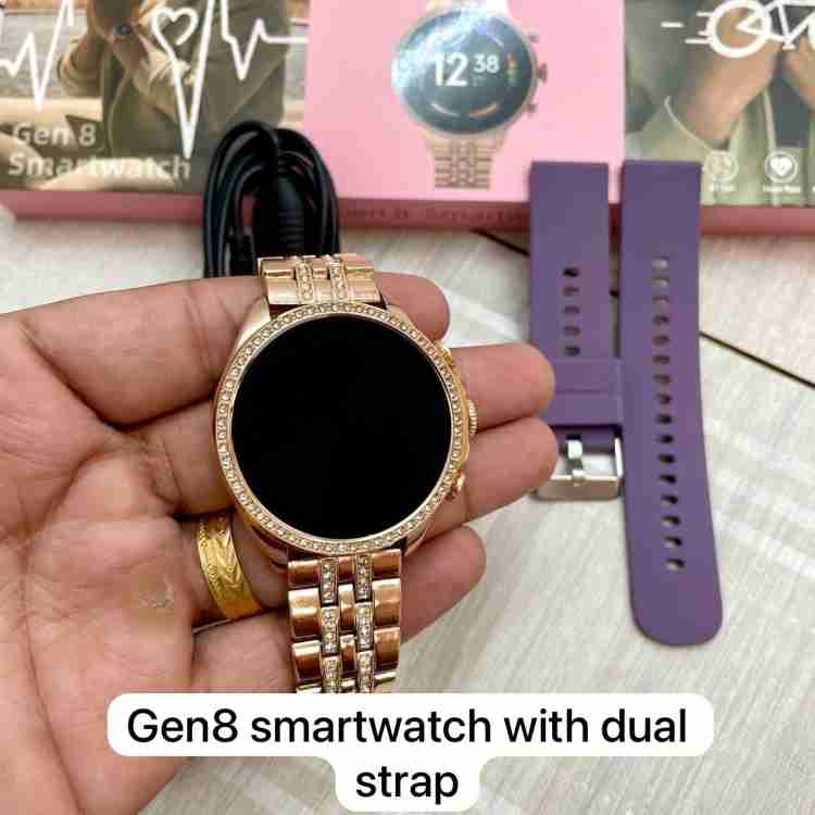 Black and rose gold hot sale smartwatch